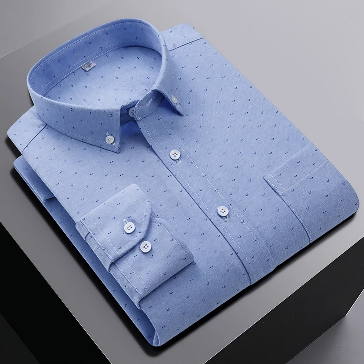 Men’s Dotted Casual Shirt Classic Design
