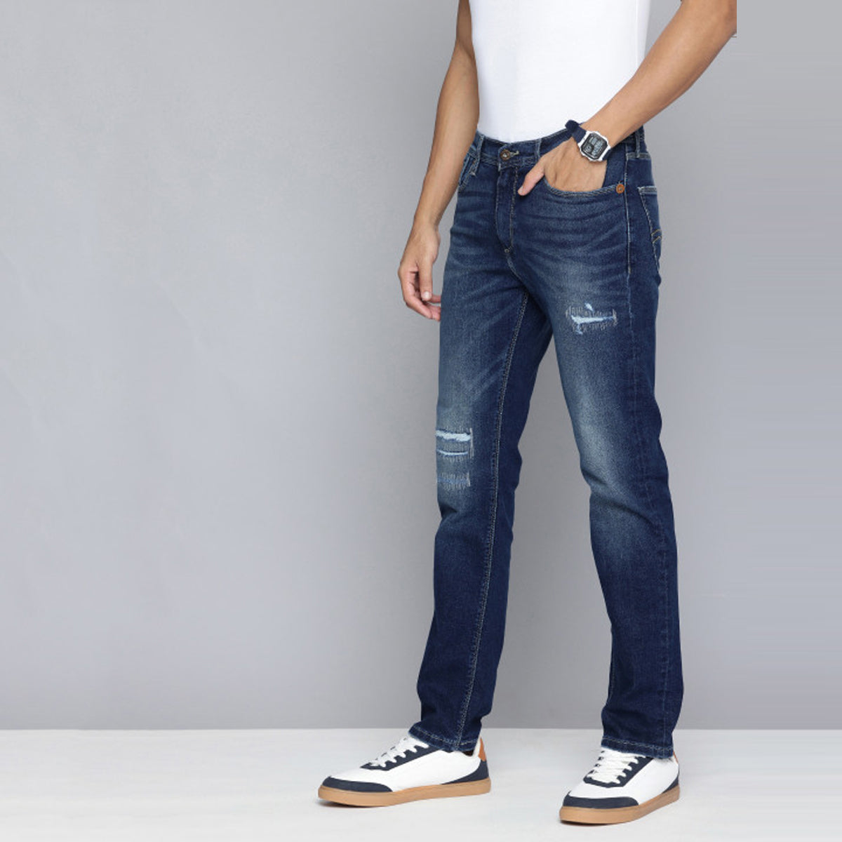 Men’s Faded Look Jeans Slim Fit