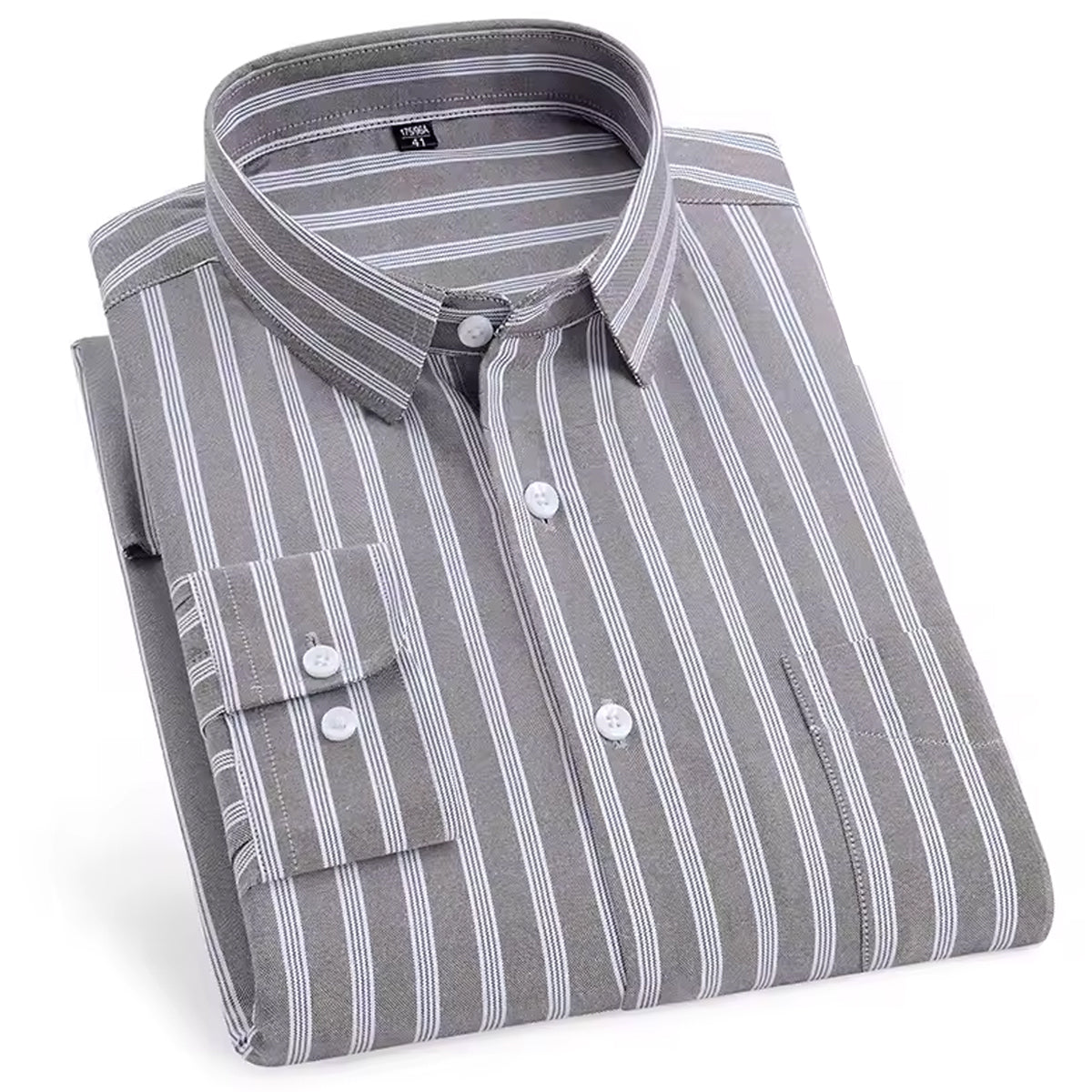 Men's Slim Fit Striped Cotton Shirt