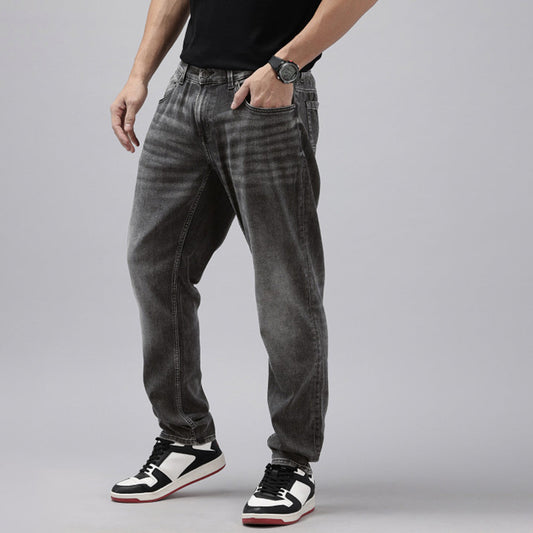 Basic Men’s Denim Jeans Mid Rise