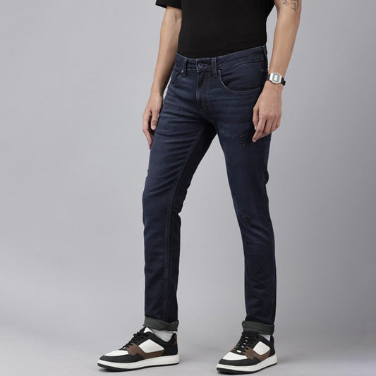 Men’s Bootcut Jeans Casual Look Blue Wash