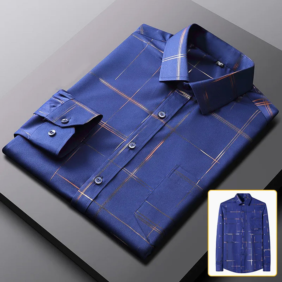 Men's Regular Fit Cotton Formal Shirt
