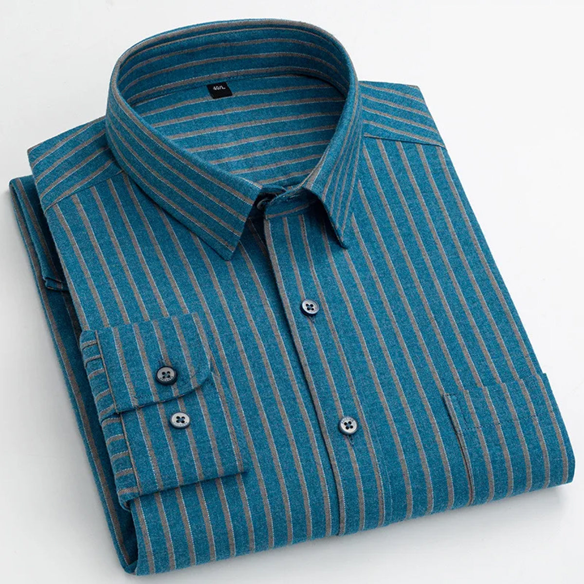 Men's Fancy Sensational Classic Slim Fit Striped Casual Shirt