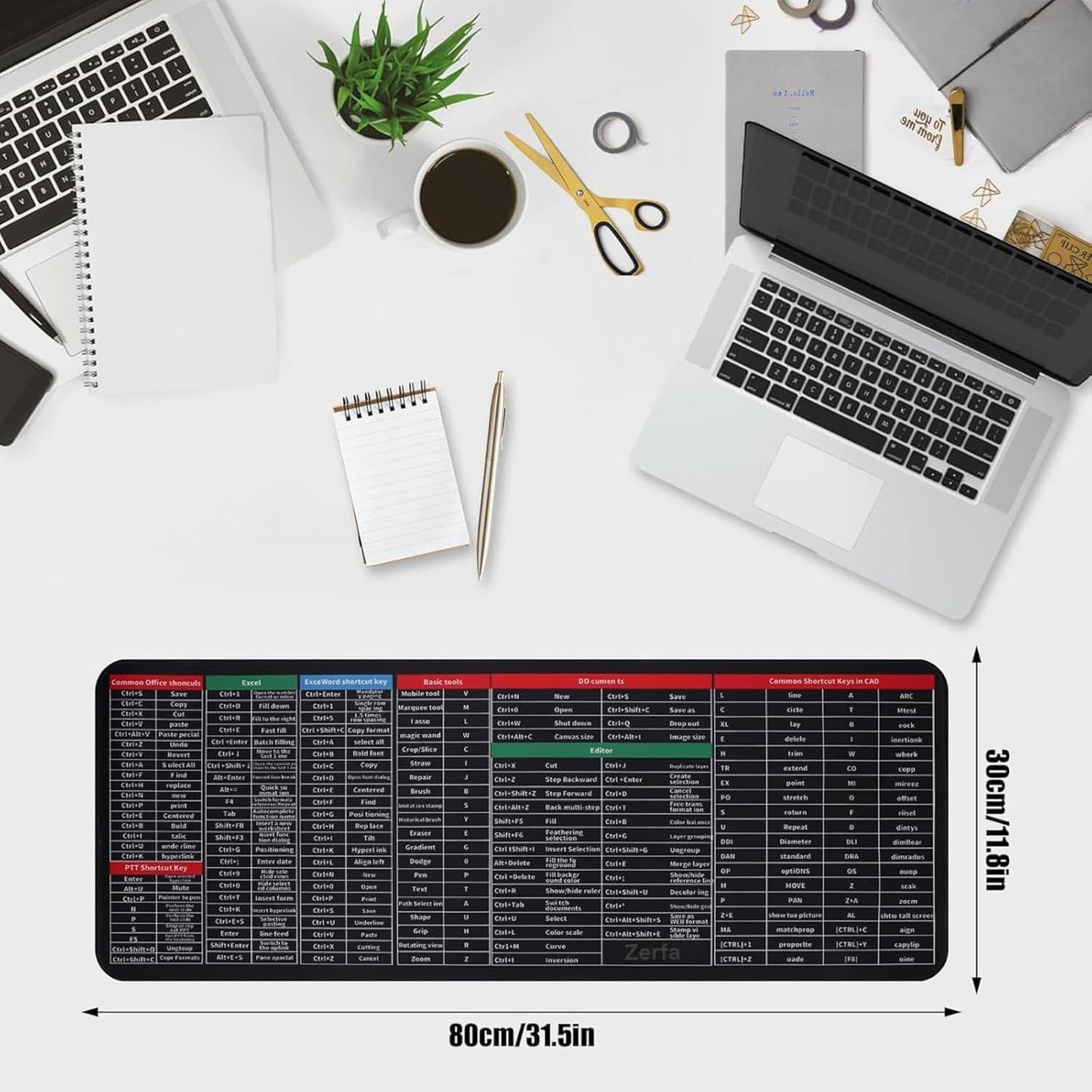 Anti-slip Keyboard Pad with Shortcut Key Patterns | ⏰Limited Period Offer⏰