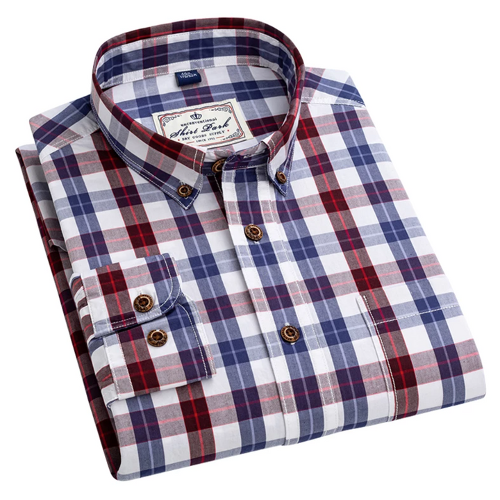 Men's Premium Cotton Check Shirt (SC519)