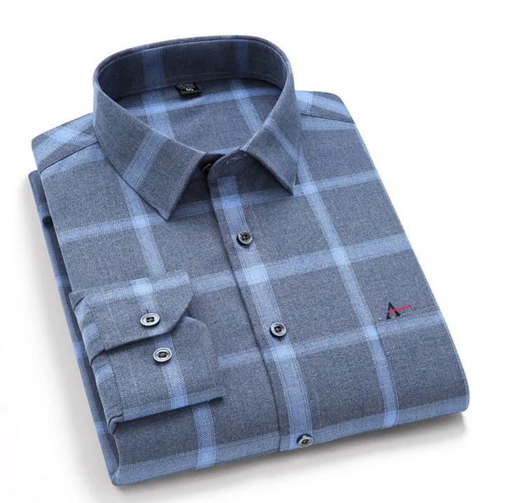 Men's Premium Cotton Check Shirt (SC506)
