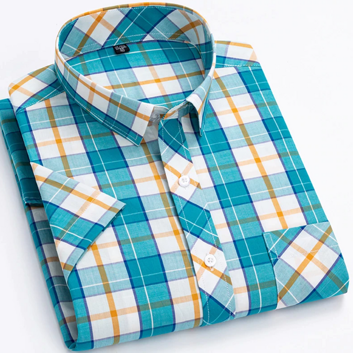 Men's Premium Cotton Check Shirt (SC508)