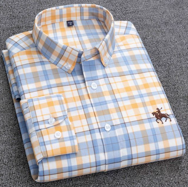 Men's Premium Cotton Check Shirt (SC510)