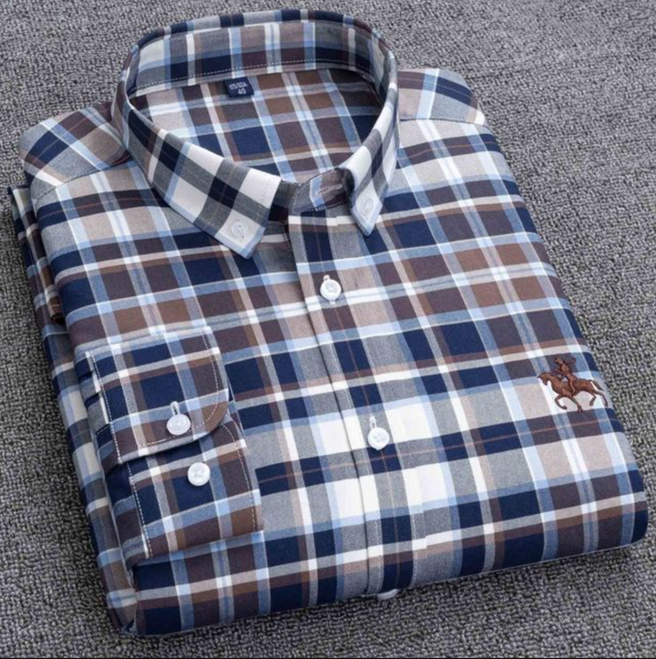 Men's Premium Cotton Check Shirt (SC524)
