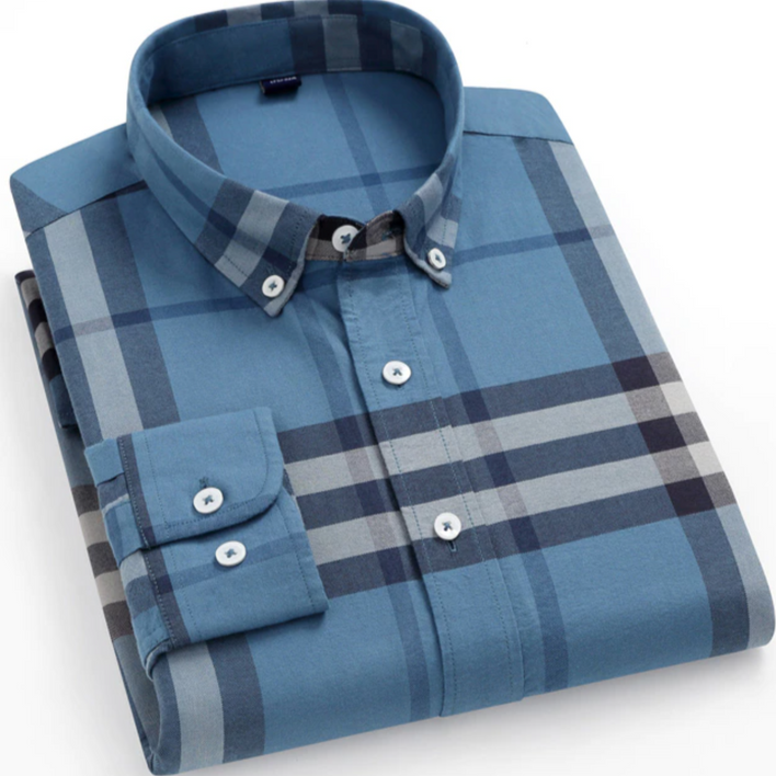 Men's Premium Cotton Check Shirt (SC543)