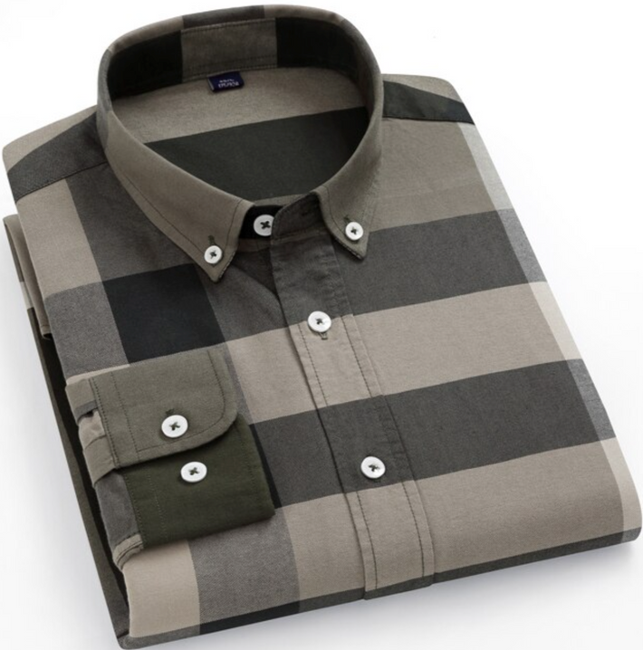 Men's Premium Cotton Check Shirt (SC546)