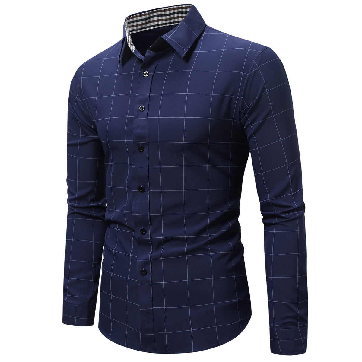 Men's Full Sleeve Checkered Shirt for Men Regular Fit Fashion Cotton Checks Shirt