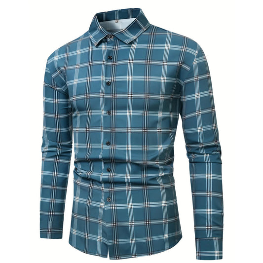 Men's Cotton Check Casual Regular Fit Shirt
