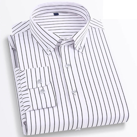 Men Slim Fit Striped Casual Shirt