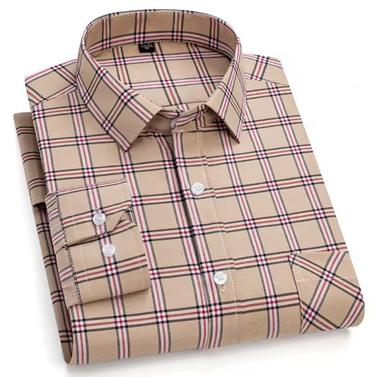 Men's Soft Cotton Flannel Shirt Casual Outdoor Wear