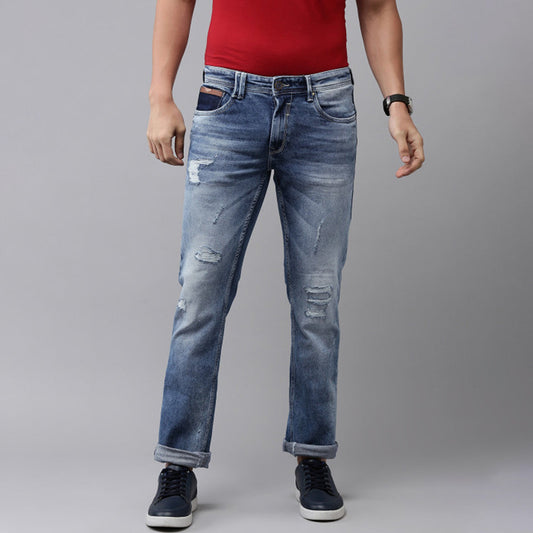 Men’s Distressed Look Jeans – Skinny Fit