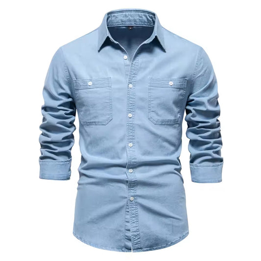 Men’s Slim Fit Dress Shirt Comfortable for Office Use