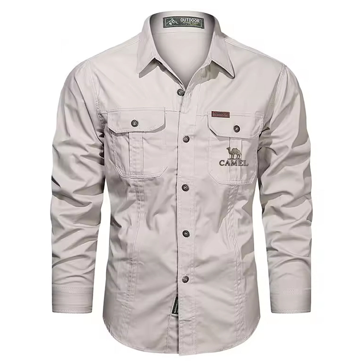 Men’s White Soft Cotton Blend Shirt