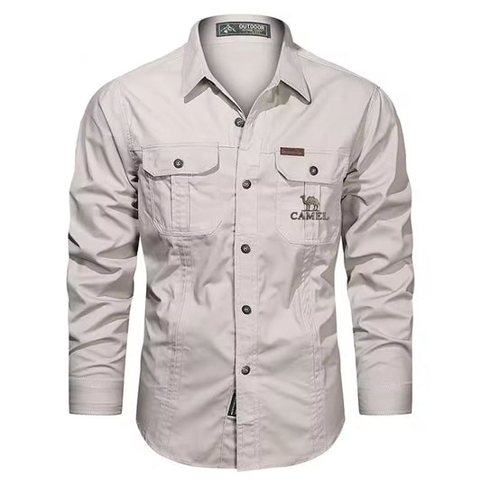 Men’s White Soft Cotton Blend Shirt