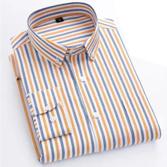 Men's Full Sleeve Casual Stripe Shirt