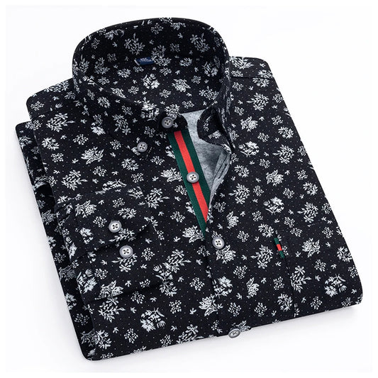 Slim Fit Satin Cotton Shirt for Men