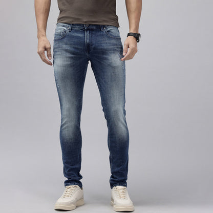 Slim Fit Ripped Jeans for Men Denim Fashion Fit