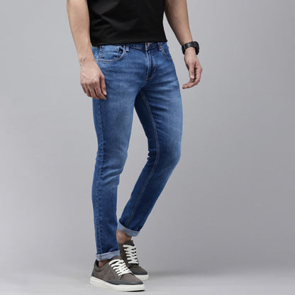 Straight Fit Men’s Work Jeans – Tough Stitch – Indigo