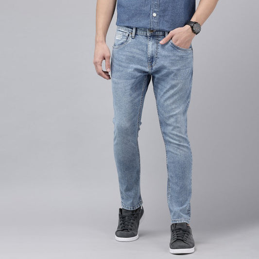 Casual Everyday Jeans for Men Regular Fit Sky Wash