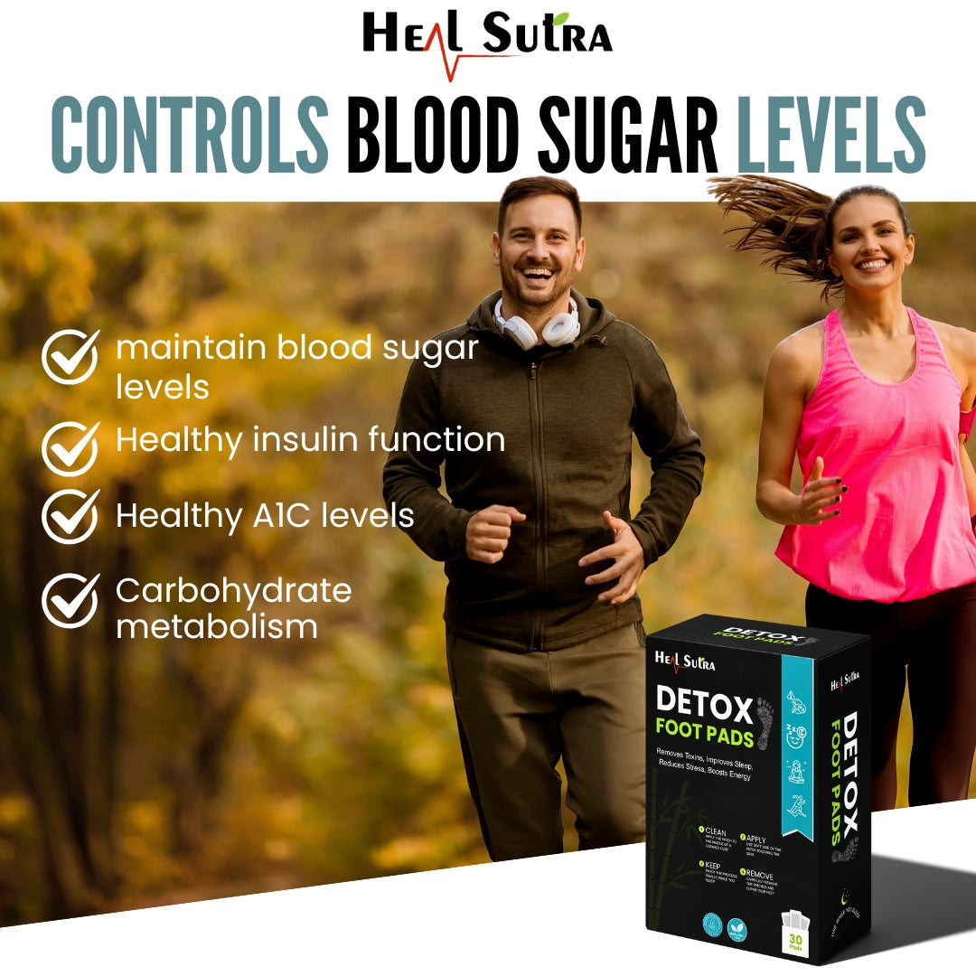 Diabetes Relief Detox Foot Pads - Best Foot Patch For Your Health (Pack of 40) BUY 1 GET 1 FREE