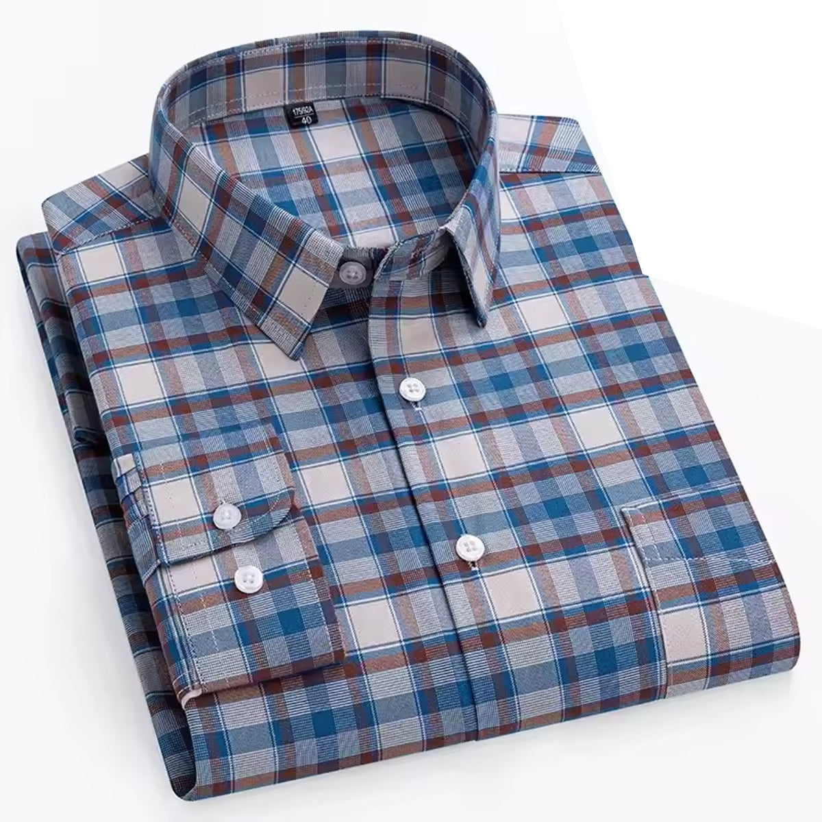 Men's Checkered Casual Shirt – Full Sleeve