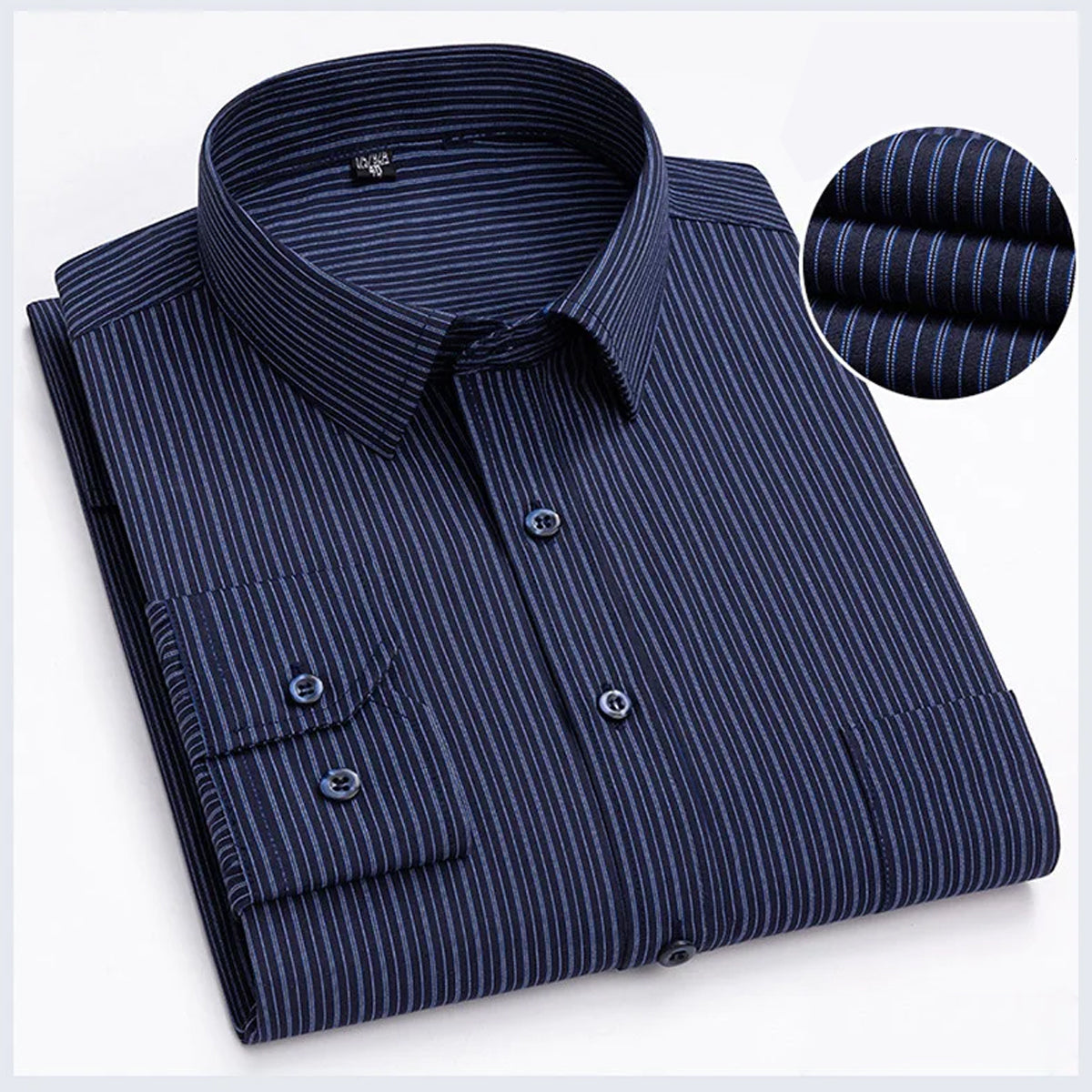 Slim Fit Satin Cotton Formal Shirt for Men