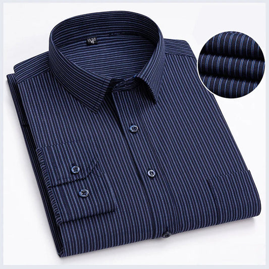 Slim Fit Satin Cotton Formal Shirt for Men