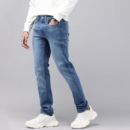 Men’s Relaxed Fit Stretch Jeans Durable