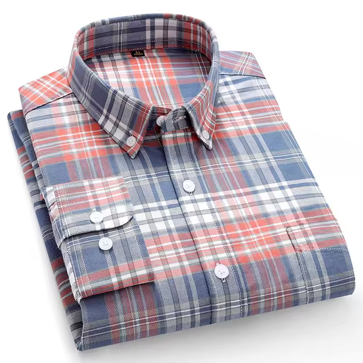 Men's Casual Checked Shirt Soft Fabric