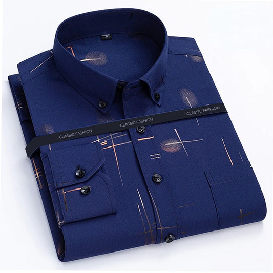 Men Regular Fit Solid Formal Shirt