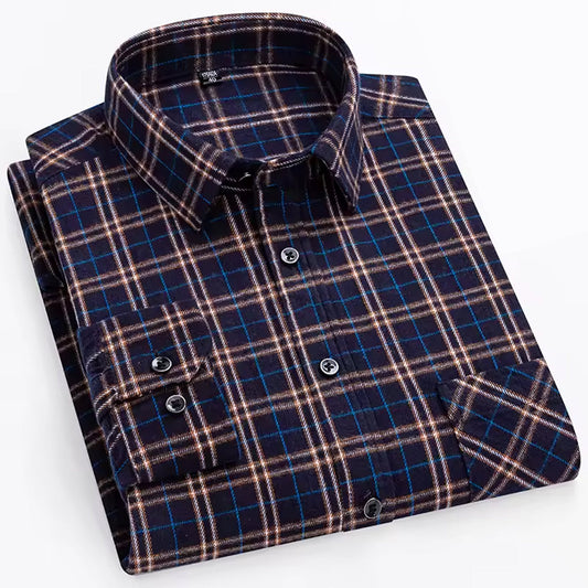 Premium Quality Horizon Check Cotton Shirts For Men