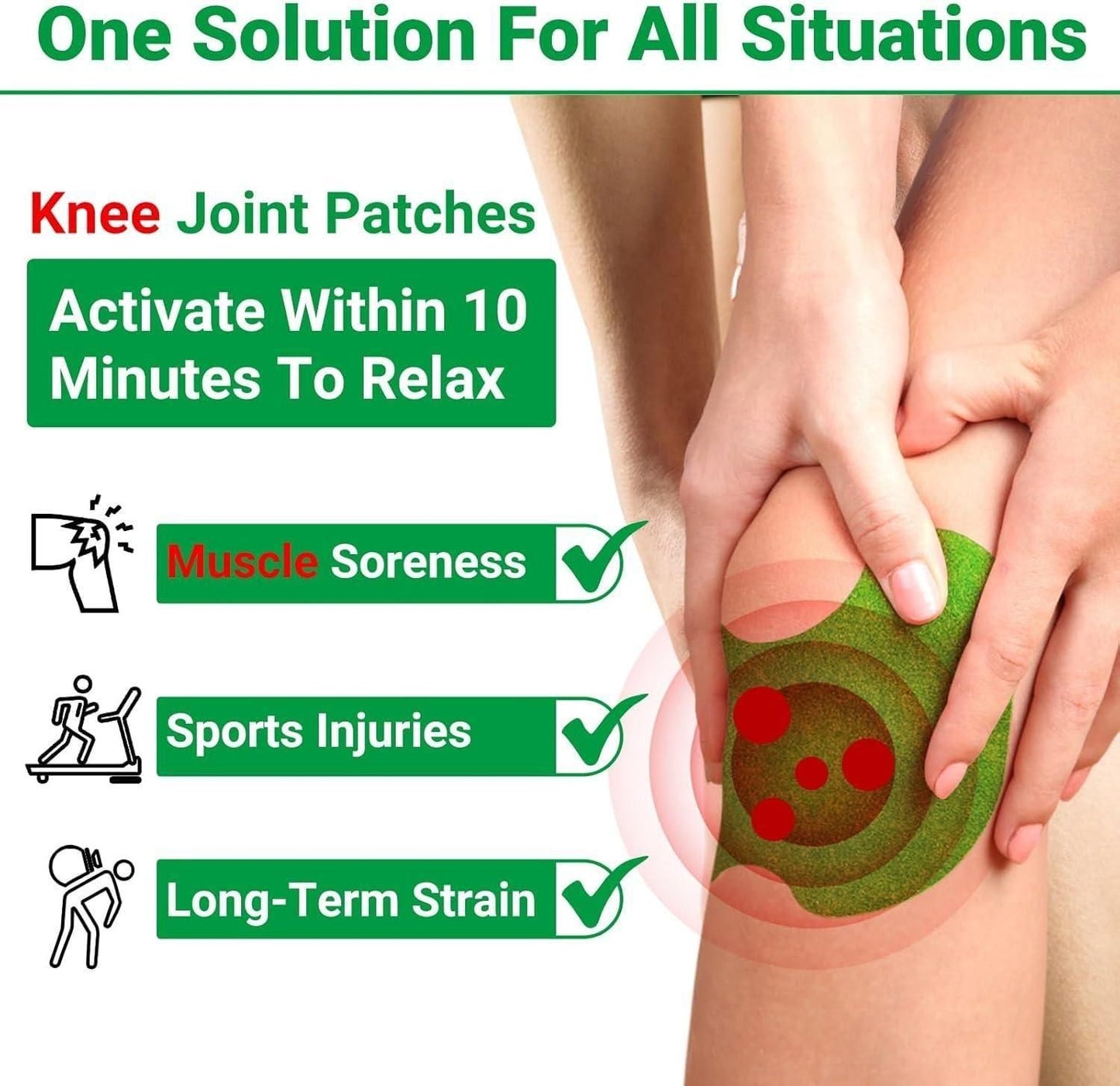 Herbal Knee Patches - (Pack of 20) - Buy 1 Get 1 Free