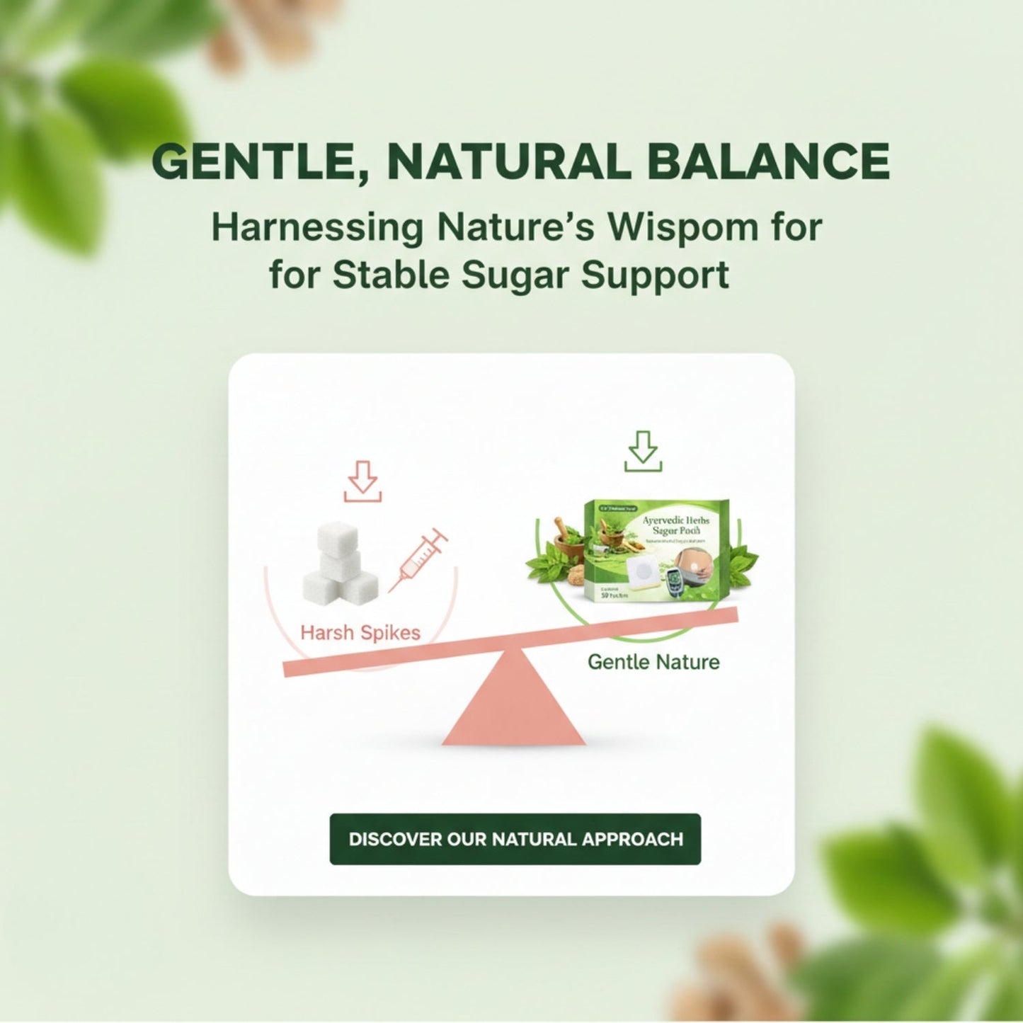 FreshHeal - Ayurvedic Herbs Sugar Patch (Pack Of 60)|🔥BUY 1 GET 1 FREE🔥