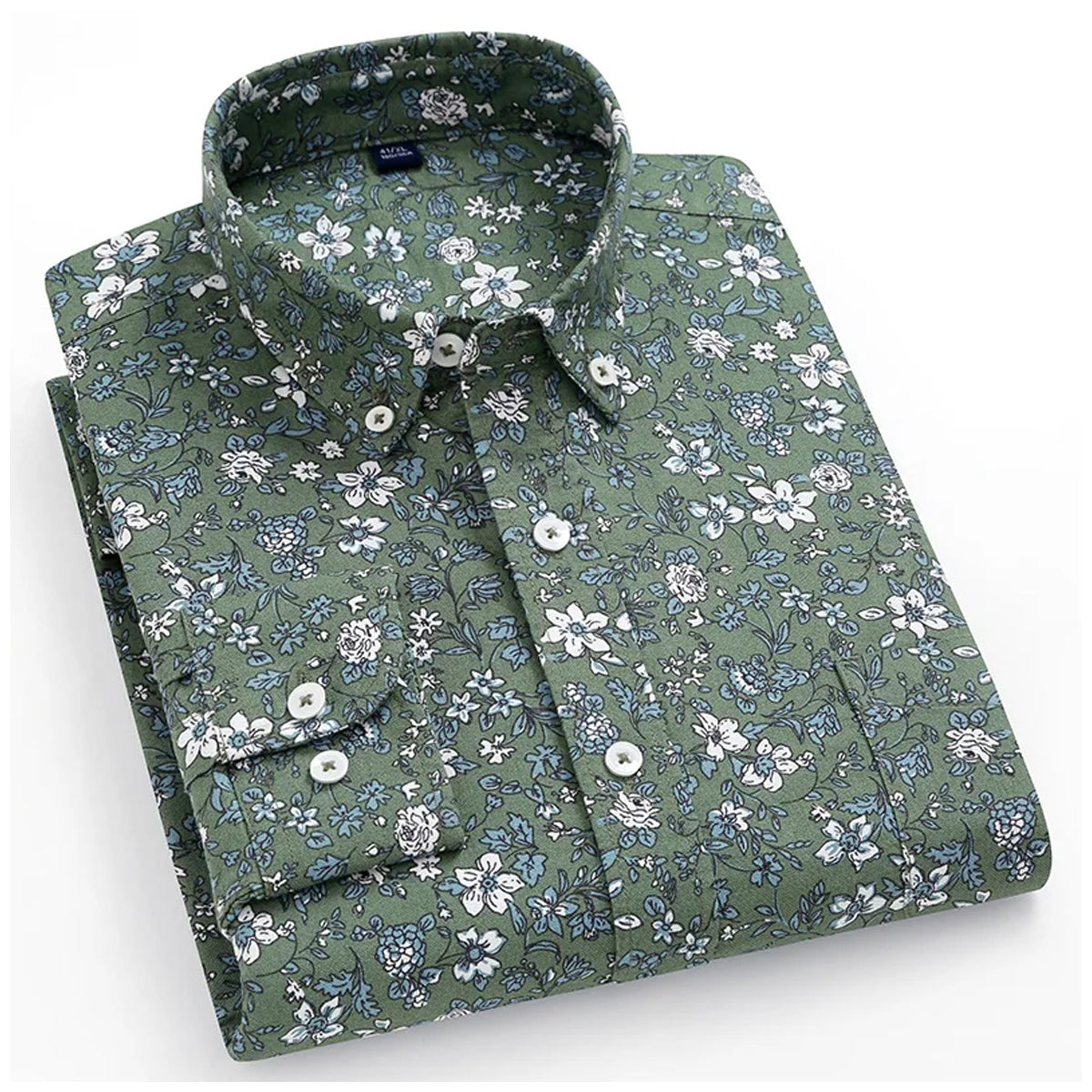 Men's Pure Cotton Print Pattern Slim Fit Shirts