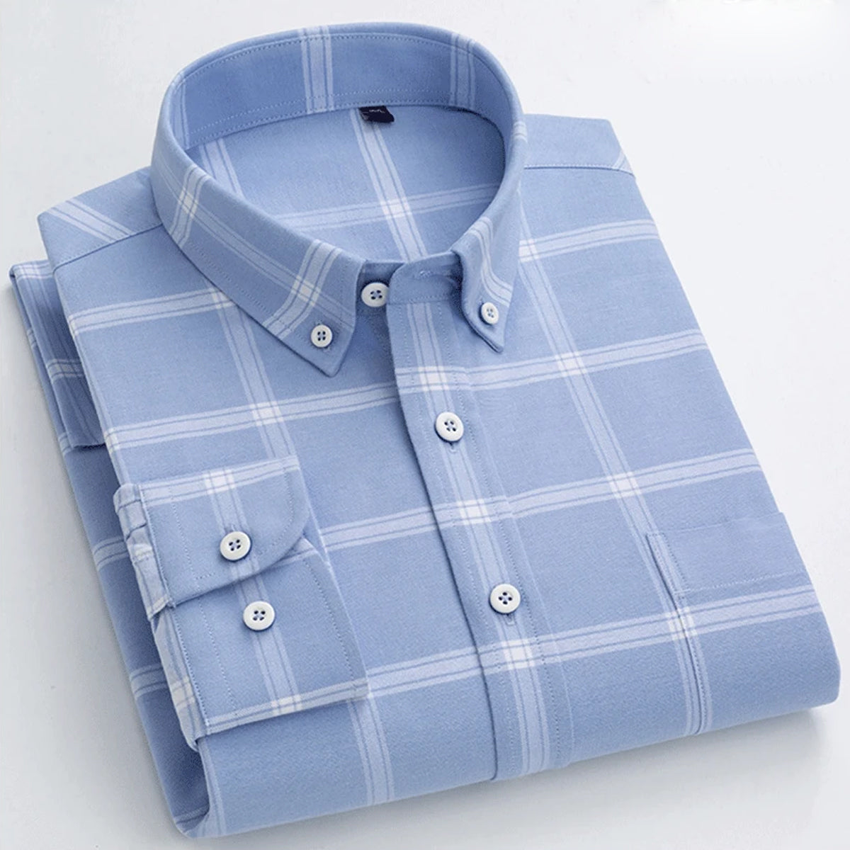 Men's Casual Regular Fit Checks Shirt for Men Full Sleeves
