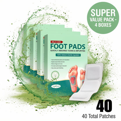 Premium Detox Foot Patches (Pack of 40) BUY 1 GET 1 FREE