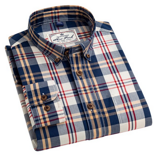 Men's Premium Cotton Check Shirt (SC520)