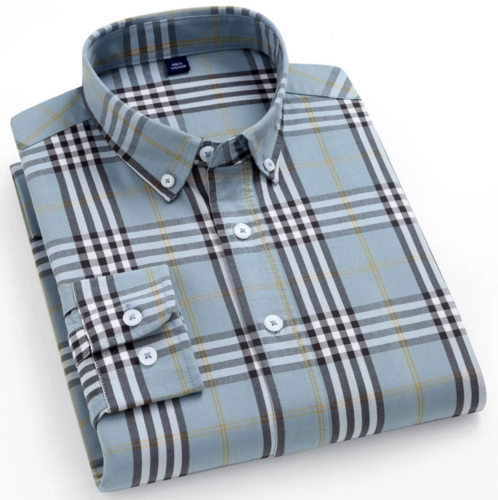 Men's Premium Cotton Check Shirt (SC536)