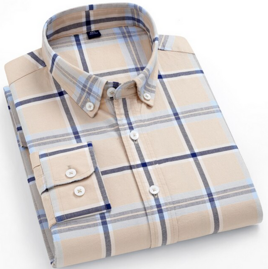 Men's Premium Cotton Check Shirt (SC539)