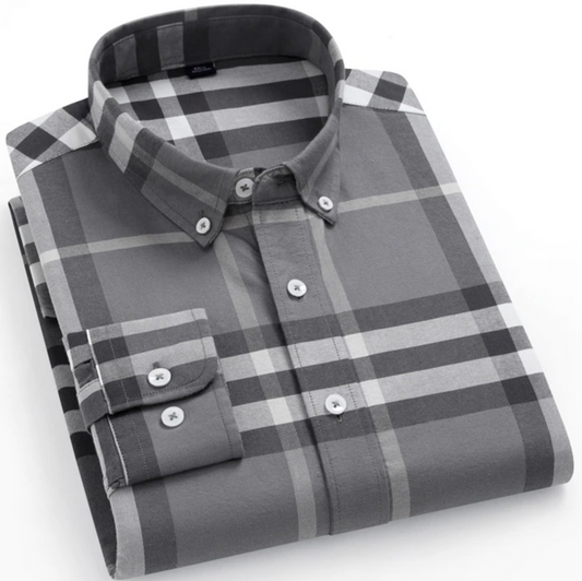 Men's Premium Cotton Check Shirt (SC544)