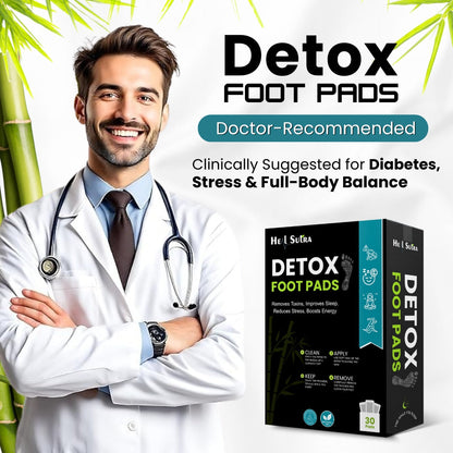 Diabetes Relief Detox Foot Pads - Best Foot Patch For Your Health (Pack of 40) BUY 1 GET 1 FREE