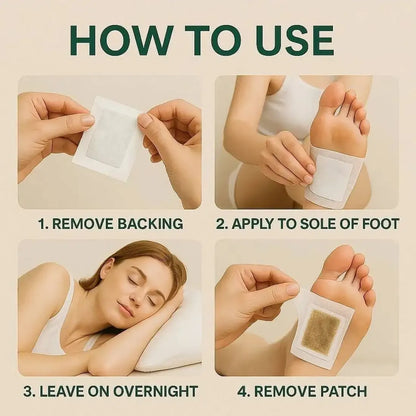 Detox Foot Patches Pads for Body Stress Relief (Set of 40) Buy 1 Get 1 Free