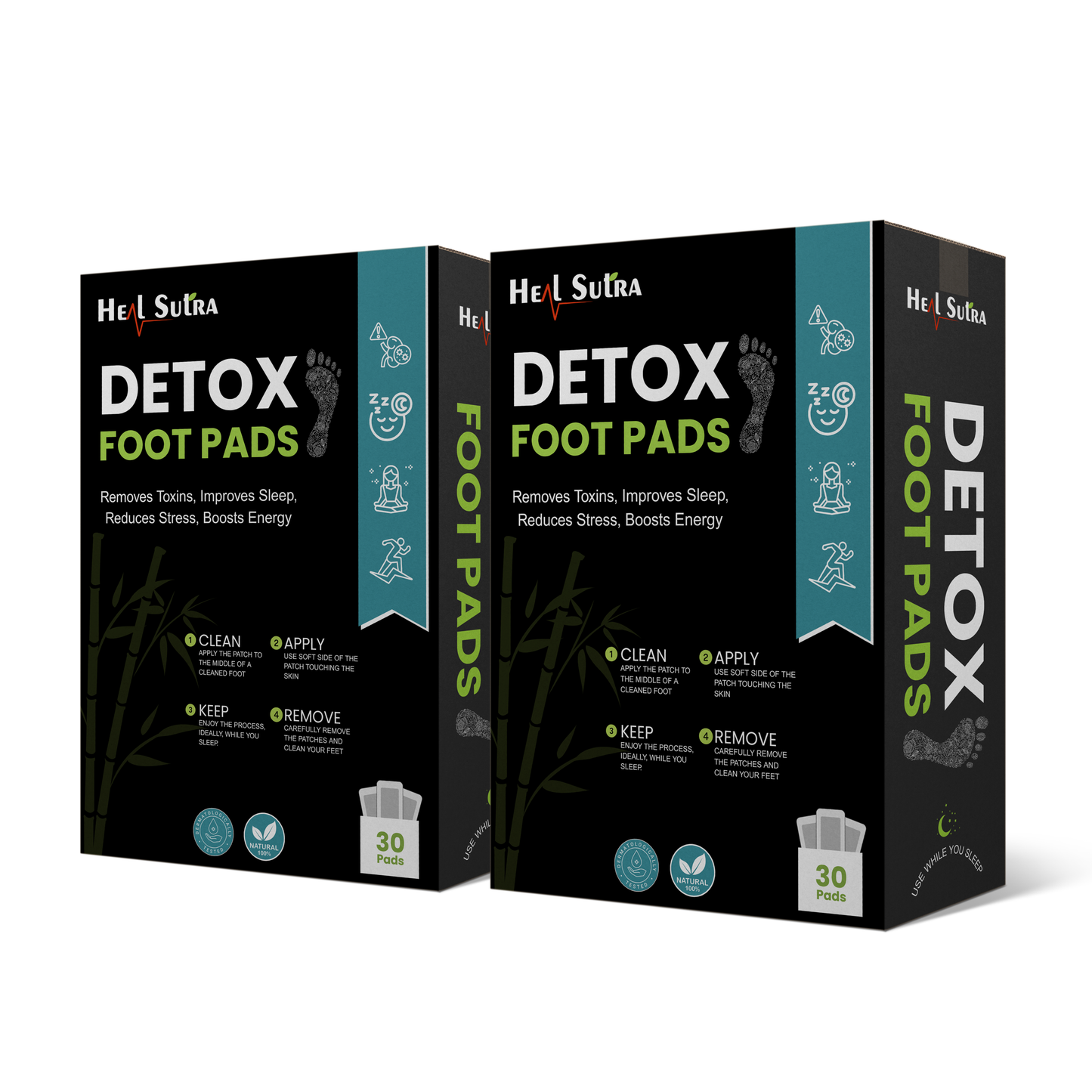 Diabetes Relief Detox Foot Pads - Best Foot Patch For Your Health (Pack of 40) BUY 1 GET 1 FREE